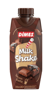 Dimes Milkshake Brownieli Aromalı 0.31 L