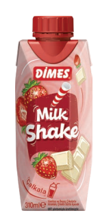 Dimes Milkshake Çilek-Vanilya Aromalı 0.31L