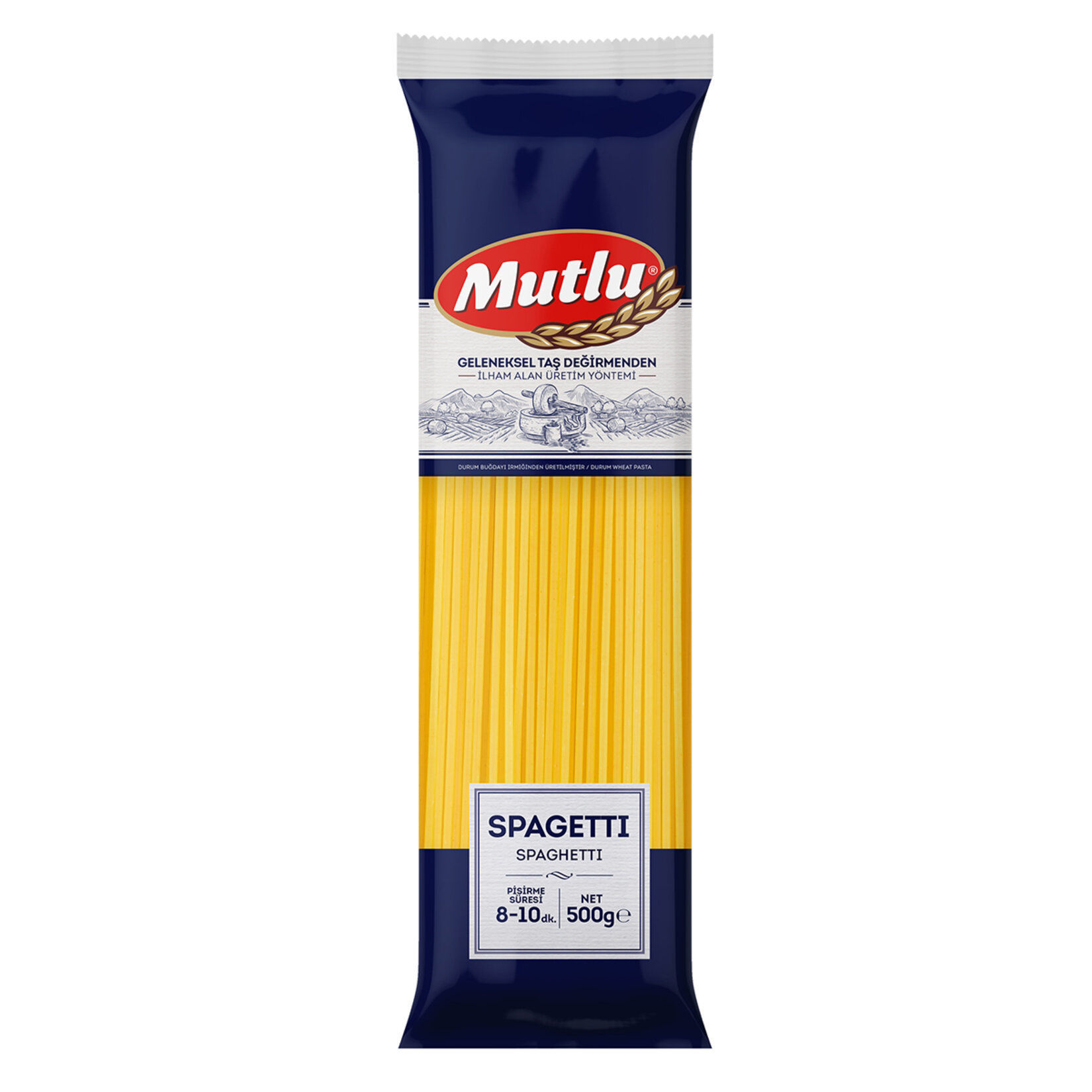 Mutlu Spagetti Makarna 500 Gr
