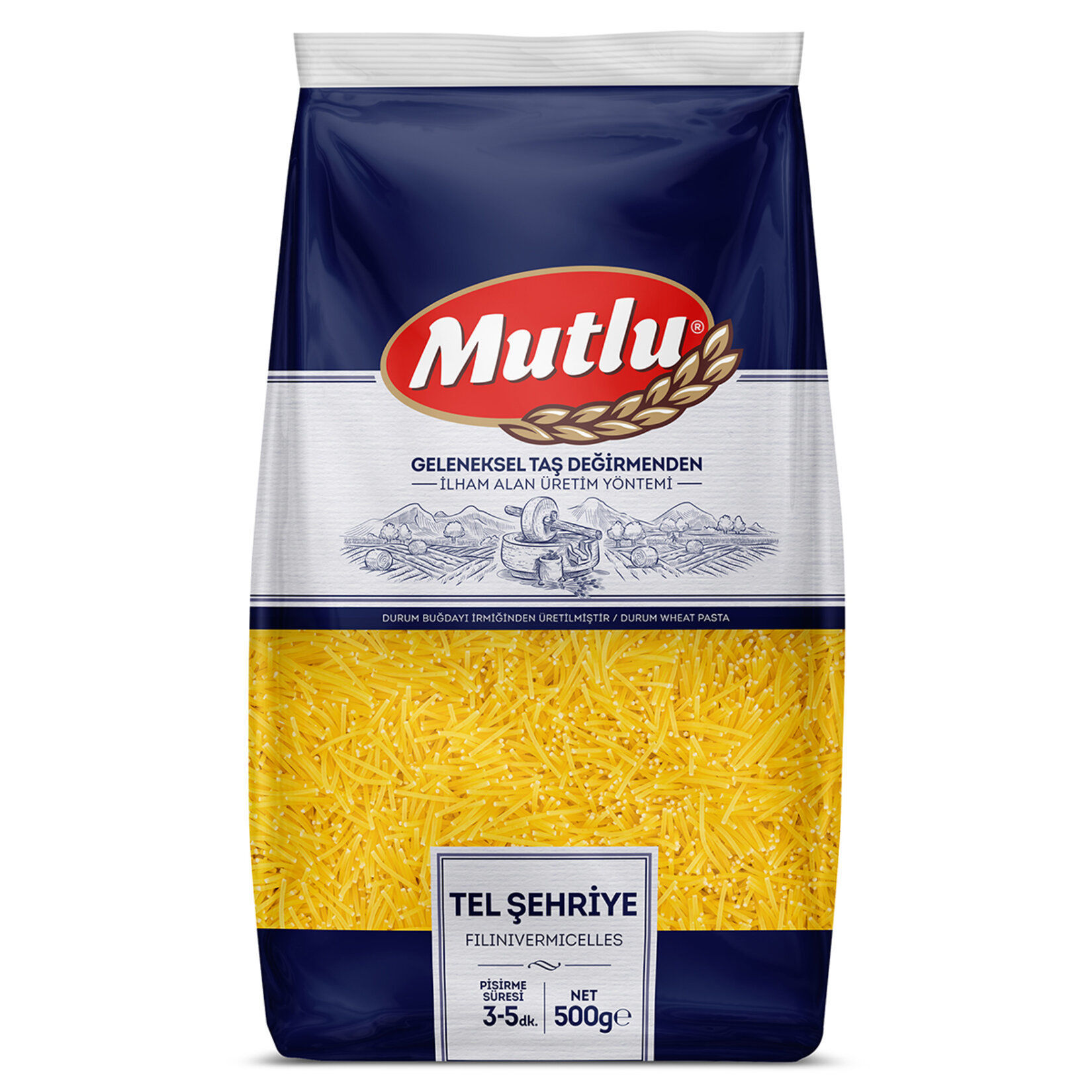 Mutlu Tel Makarna 500 Gr