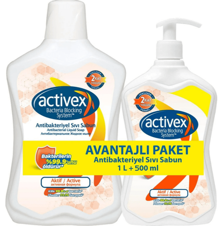 Activex Hasssas Koruma Sıvı Sabun 1LT+500ML