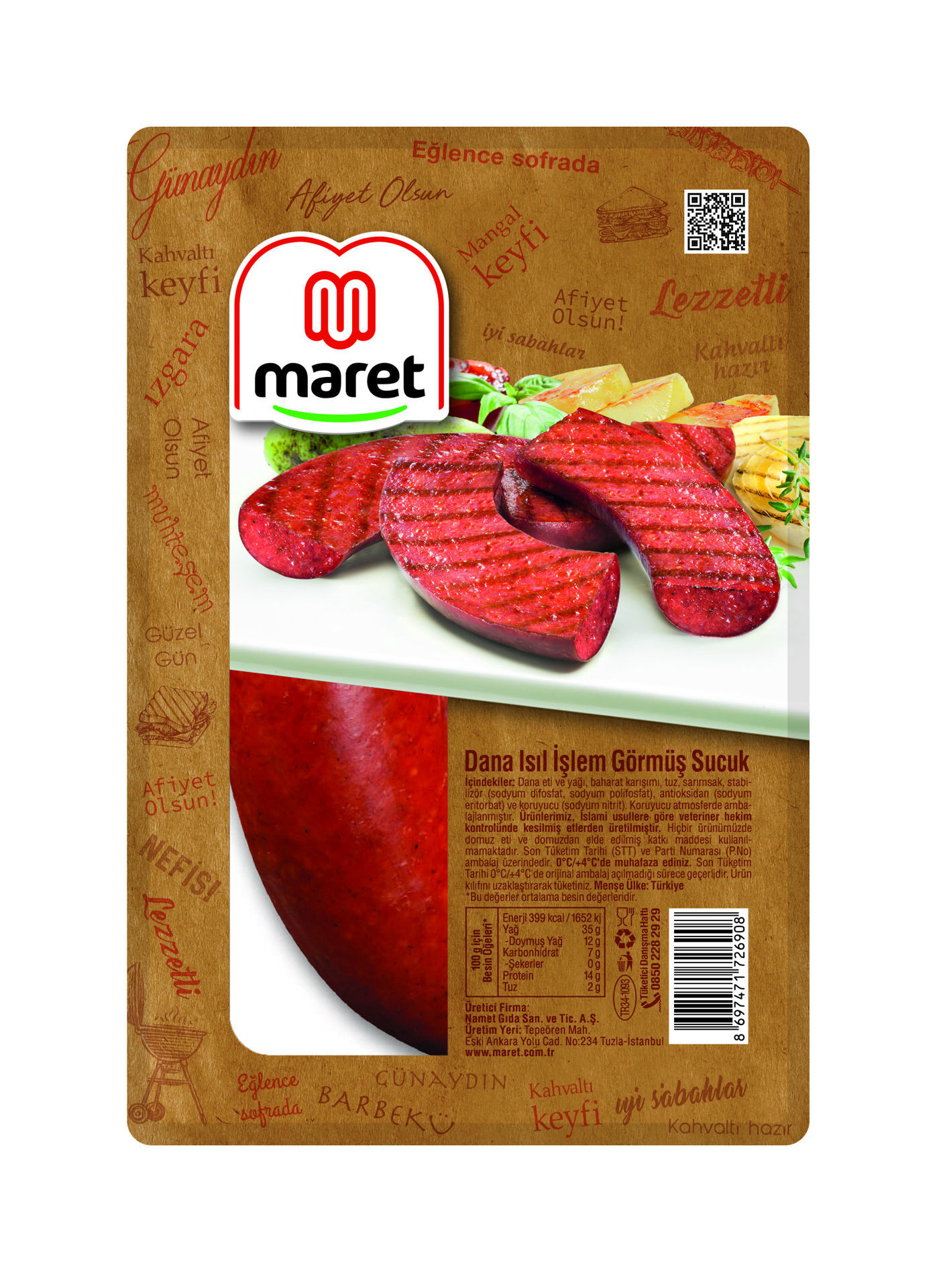 Maret Küvet Sucuk 300 Gr