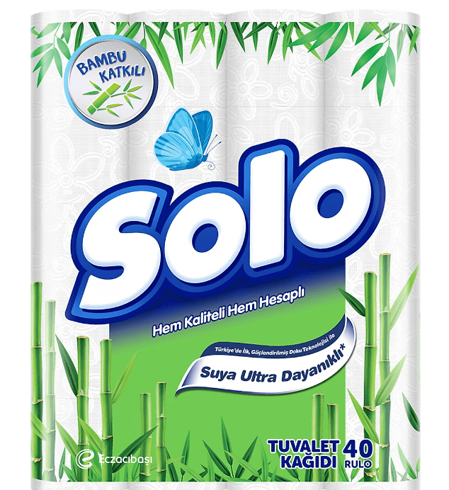 Solo Bambu Tuvalet Kağıdı 40'lı