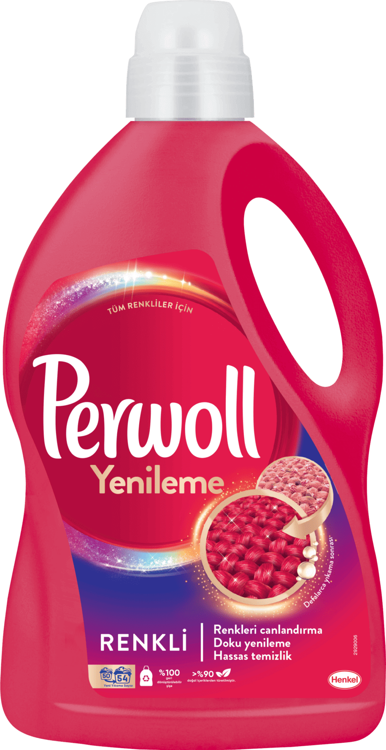 Perwoll Yenileme Renkliler İçin Sıvı Çamaşır Deterjanı 2,97 lt