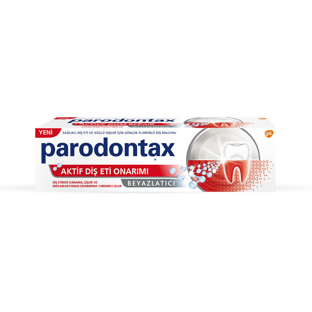 Paradontax Aktif Diş Eti Onarım Beyazlatıcı 75 ML
