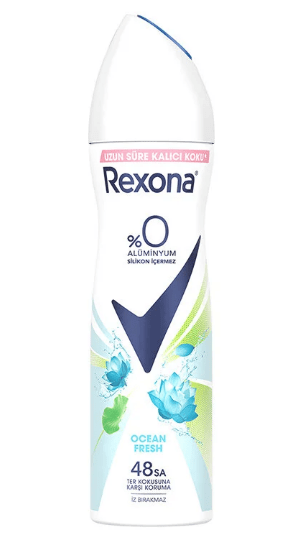 Rexona Kadın Sprey Deodorant Ocean Fresh %0 Alüminyum 150 Ml
