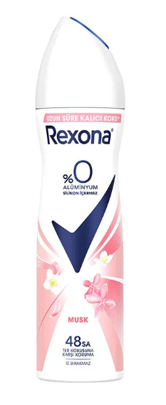 Rexona Kadın Sprey Deodorant Musk %0 Alüminyum 150 Ml