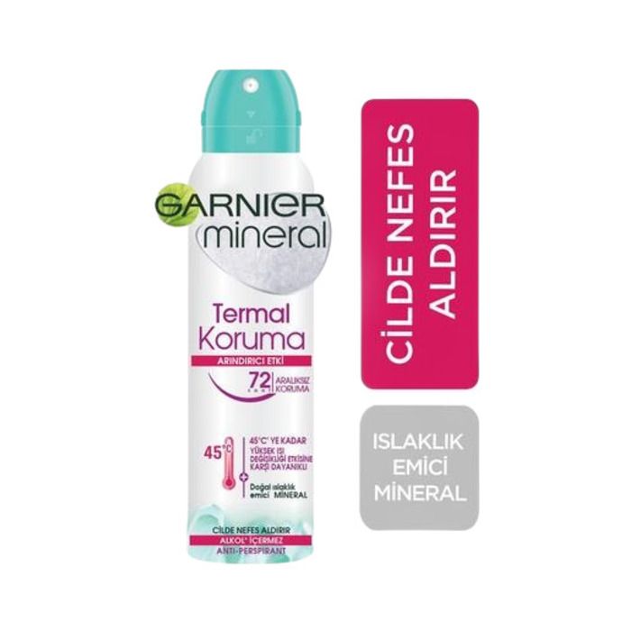 Garnier Mineral Termal Koruma 72 Saat Etkili Sprey Deodorant 150 Ml