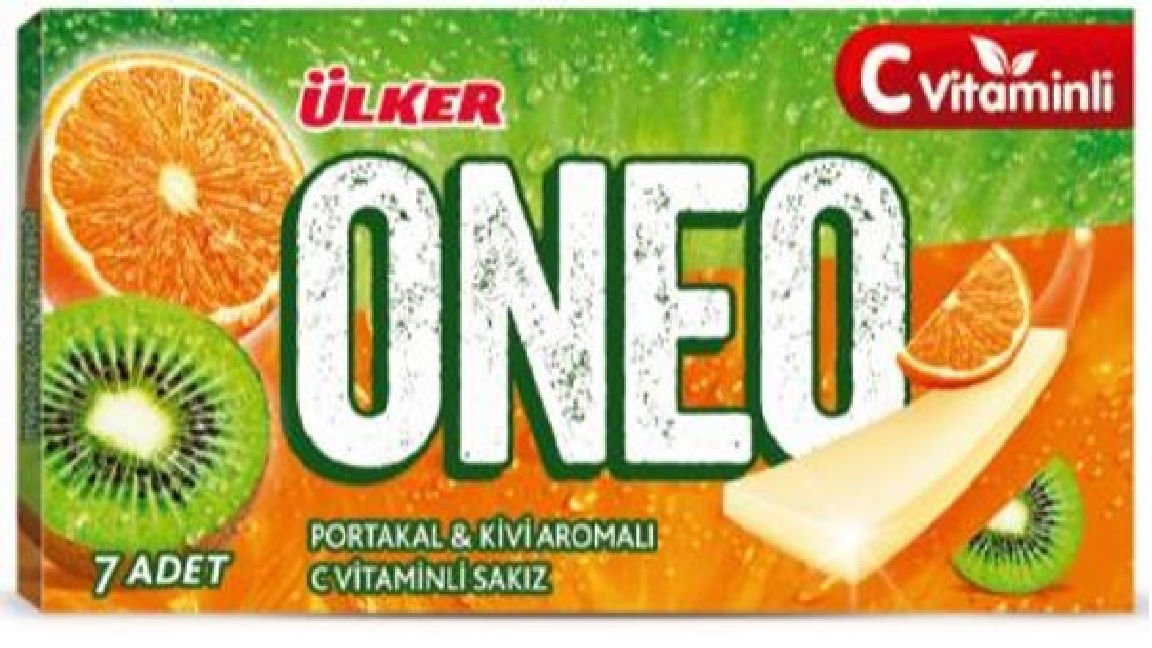 Ülker Oneo C Vitaminli Portakal&Kivi Aromalı Sakız