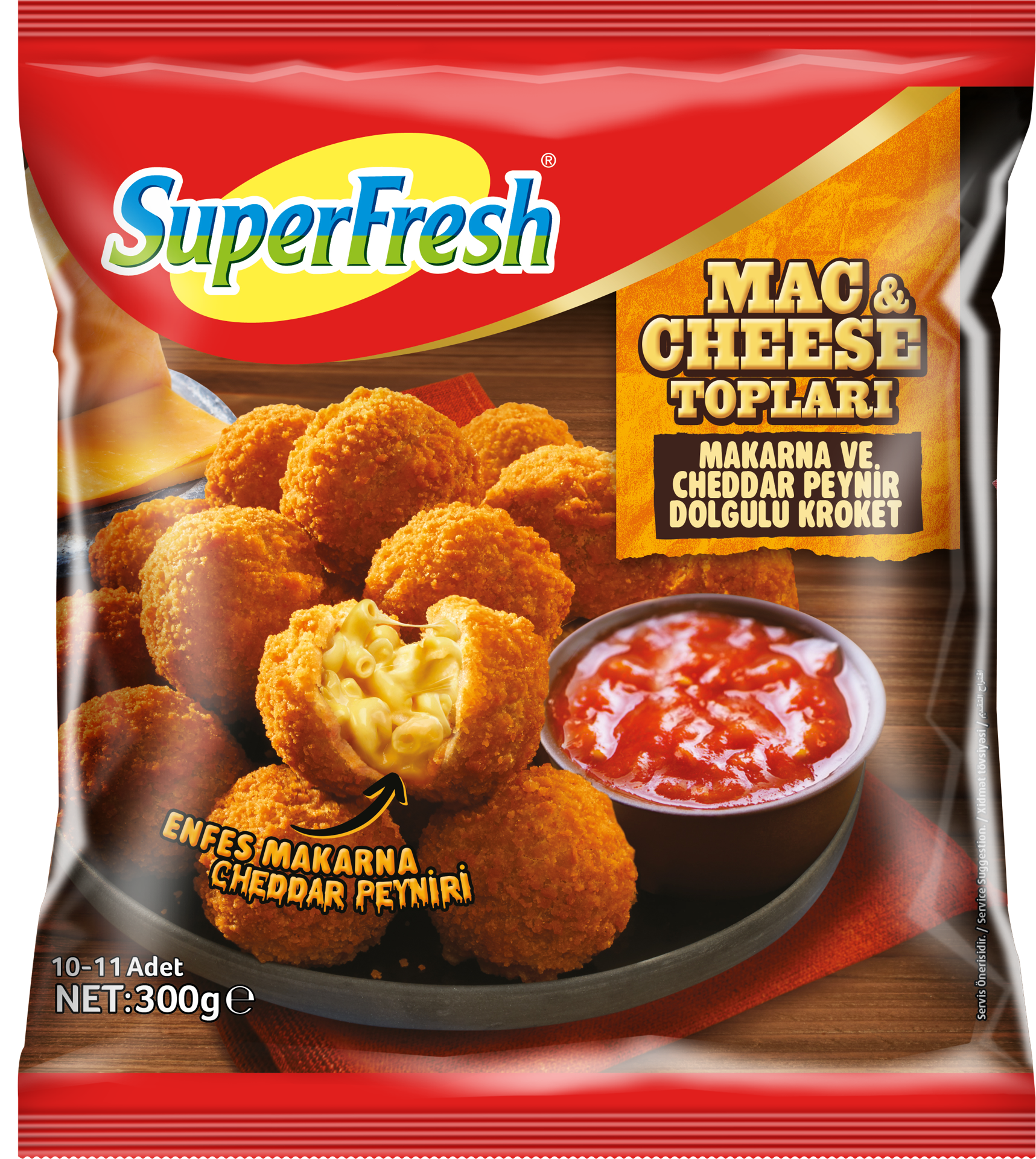 SuperFresh Mac&Cheese Topları 300 Gr