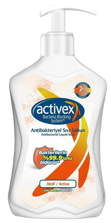 Activex Antibakteriyel Aktif Koruma Sıvı Sabun 500 Ml