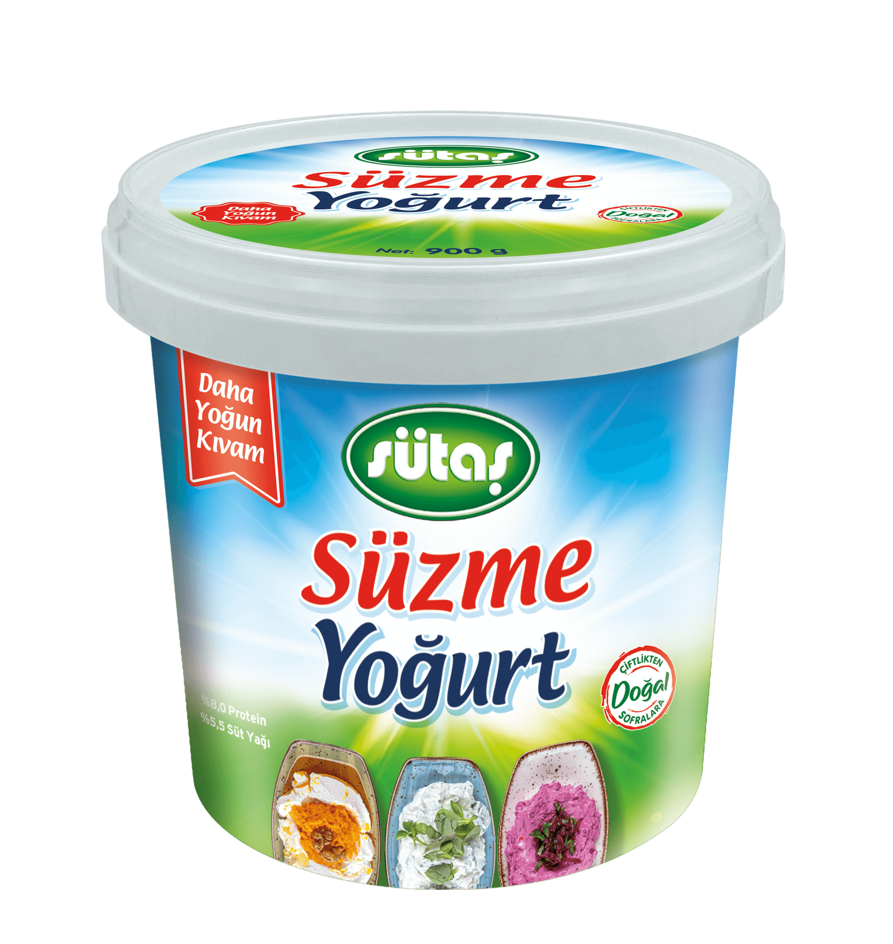Sütaş Süzme Yoğurt 900 Gr