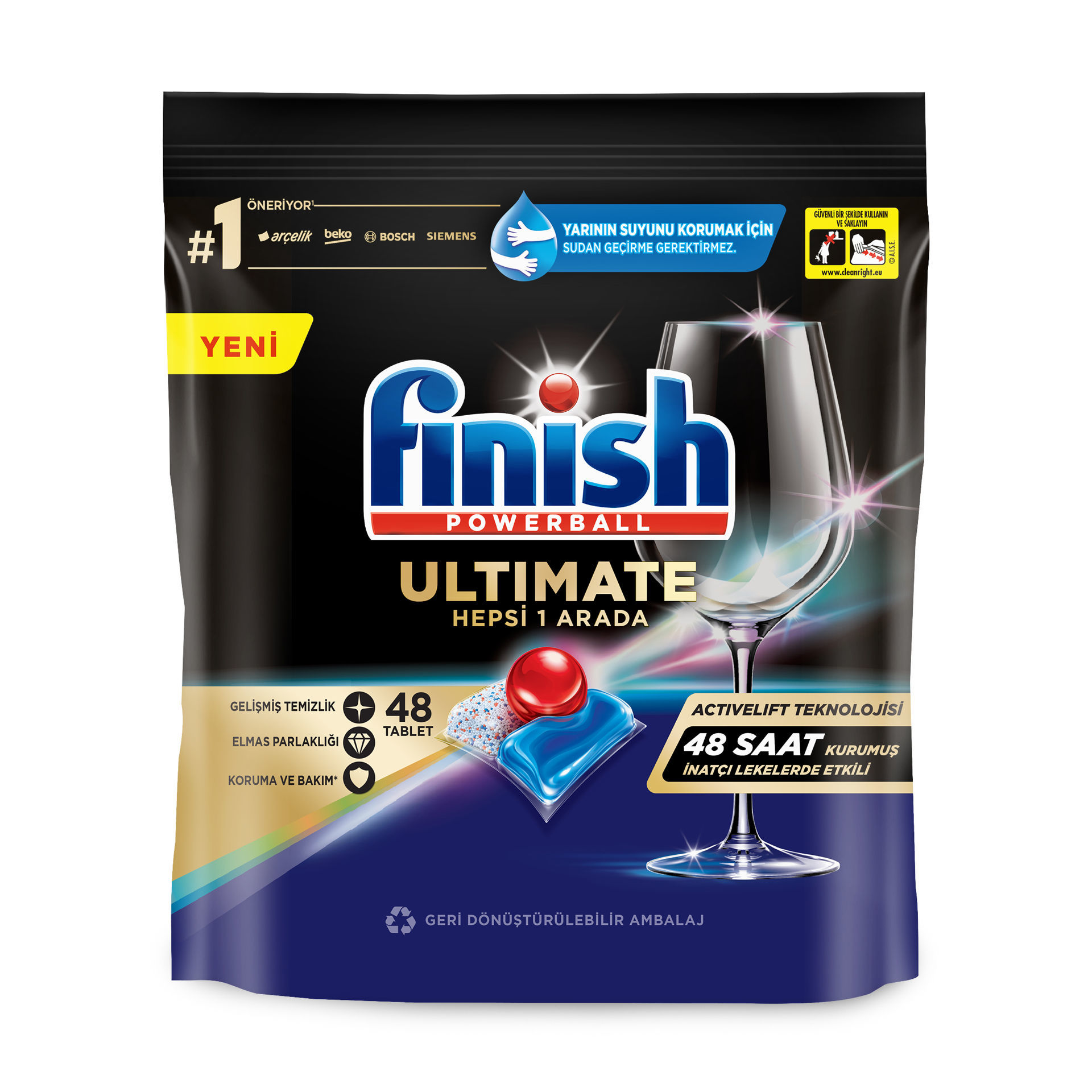 Finish Ultimate Bulaşık Deterjanı 48'li