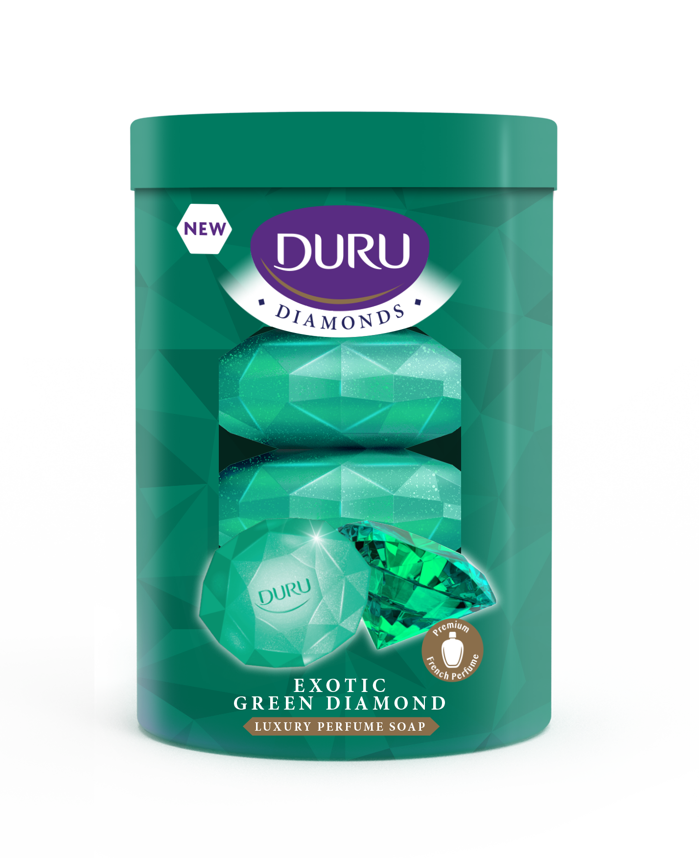 Duru Sabun Diamonds Series 4X90 Gr. Green