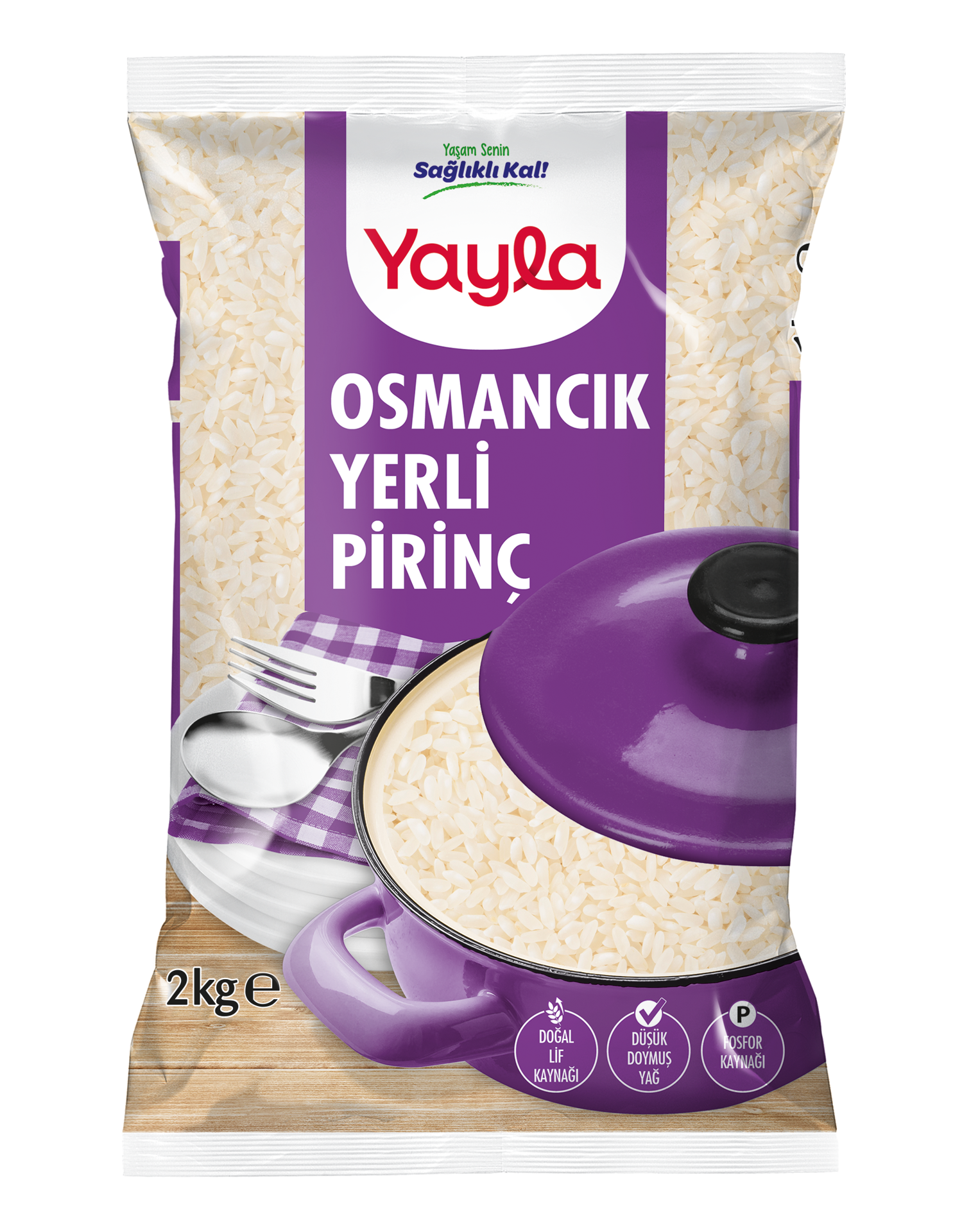 Yayla Osmancık Pirinç 2 Kg.