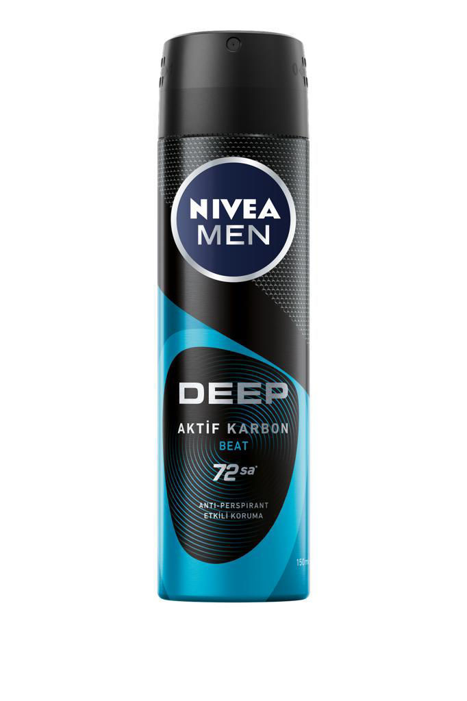 Nivea Men Deep Beat Erkek Sprey Deodorant 150 Ml