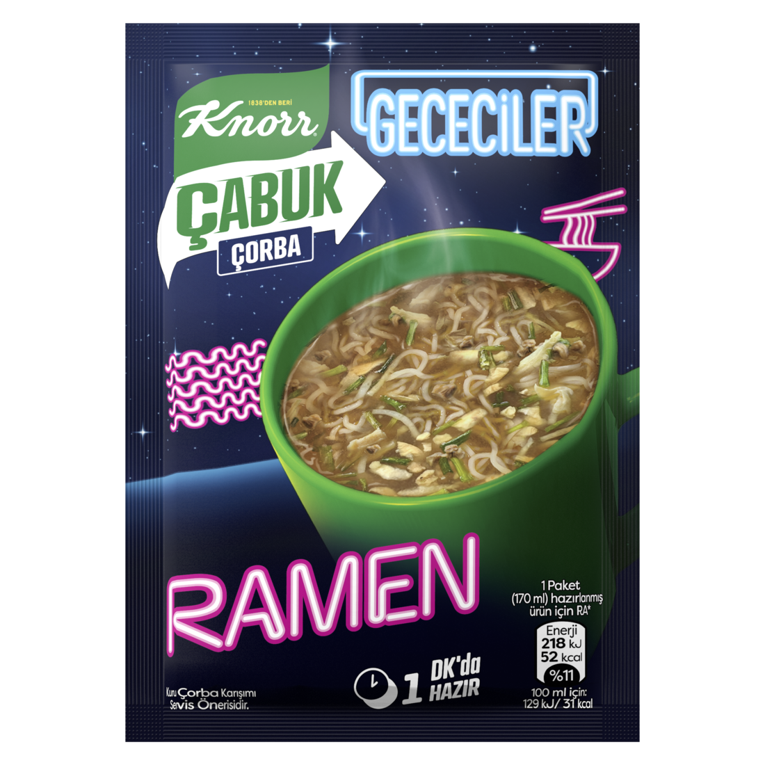 Knorr Çabuk Çorba Ramen 17 Gr