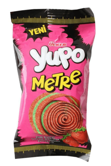 Ülker Yupo Jelly Metre Çilek Yumuşak Şeker 50 Gr