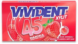 Vivident 45 Dk Çilek Aromalı Sakız