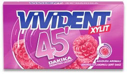 Vivident 45 Dk Ahududu Aromalı Sakız