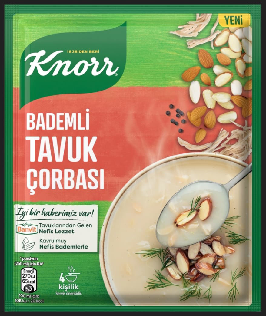 Knorr Bademli Tavuk Çorbası 75 Gr