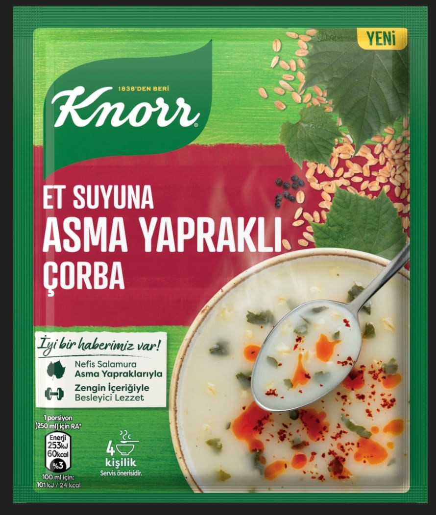 Knorr Et Suyuna Asma Yapraklı Çorba 75 Gr