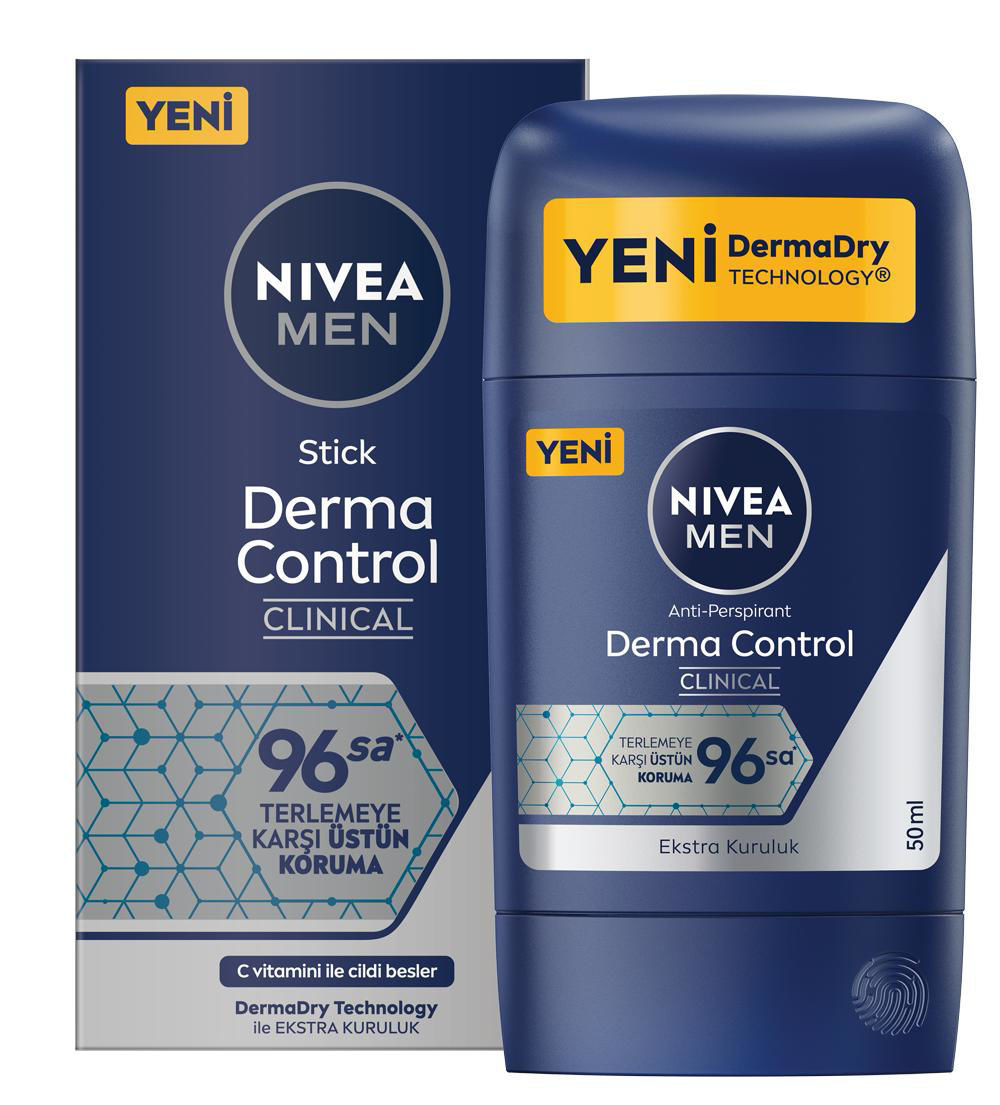 Nivea Derma Control Clinical Erkek 96 Saat Üstün Koruma Roll-on 50 Ml