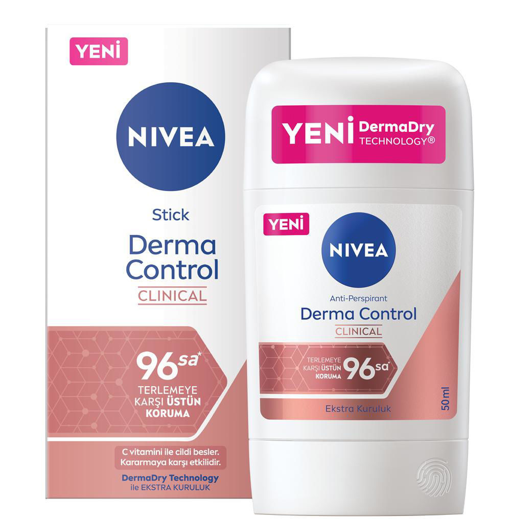 Nivea Derma Control Clinical Kadın 96 Saat Üstün Koruma Roll-on 50 Ml