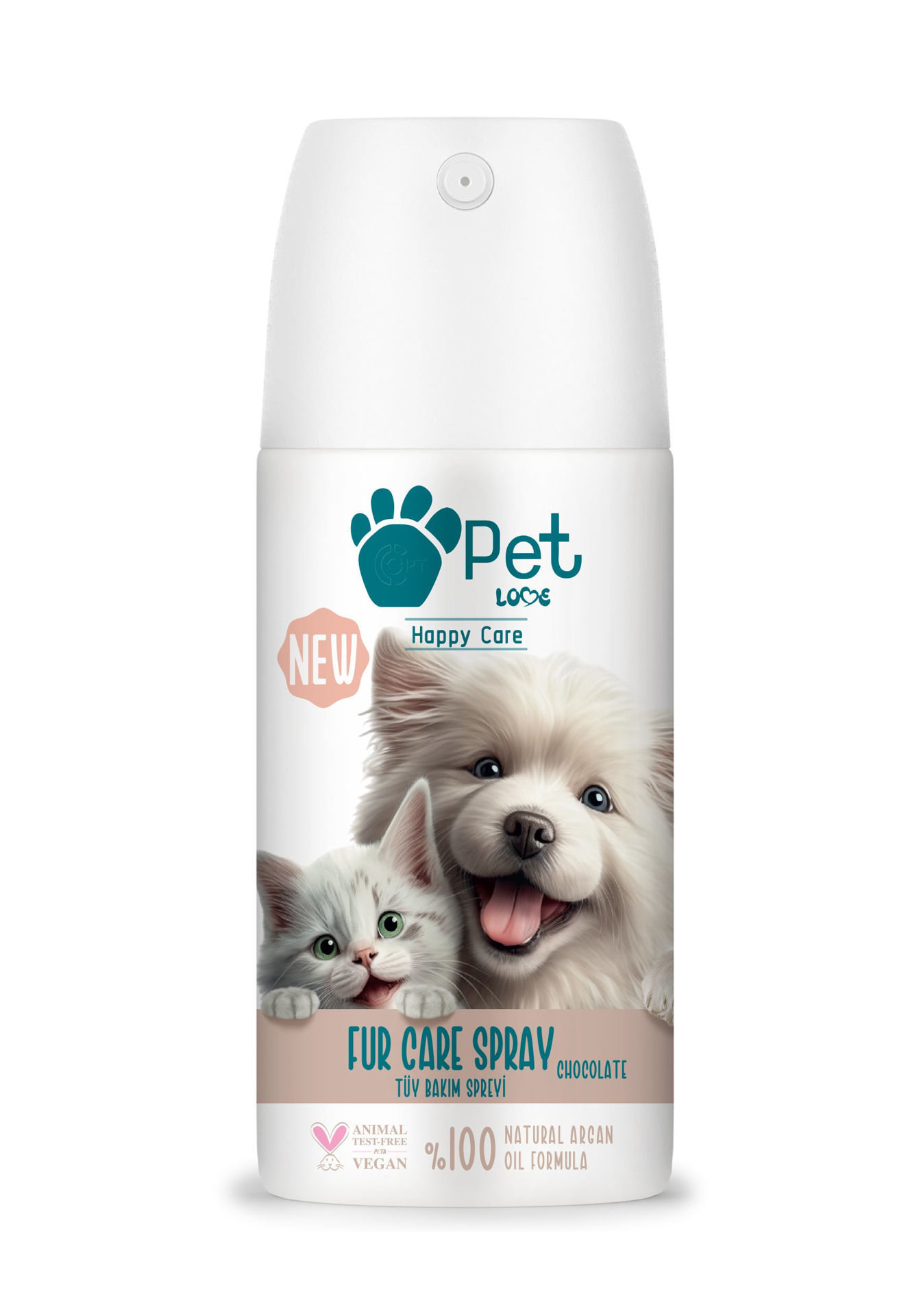 Petlove Çikolata Tüy Bakım Spreyi 150 Ml