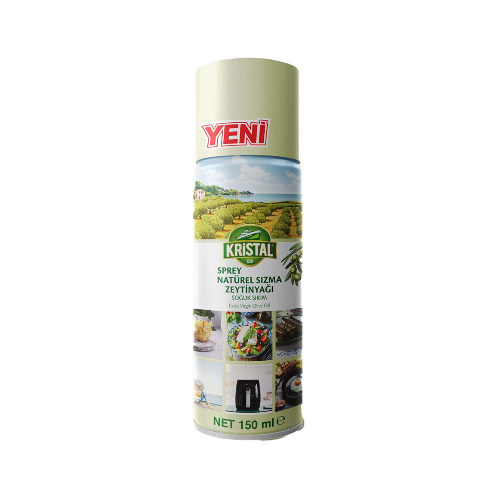 Kristal Naturel Sızma Sprey Zeytinyağı 150 Ml