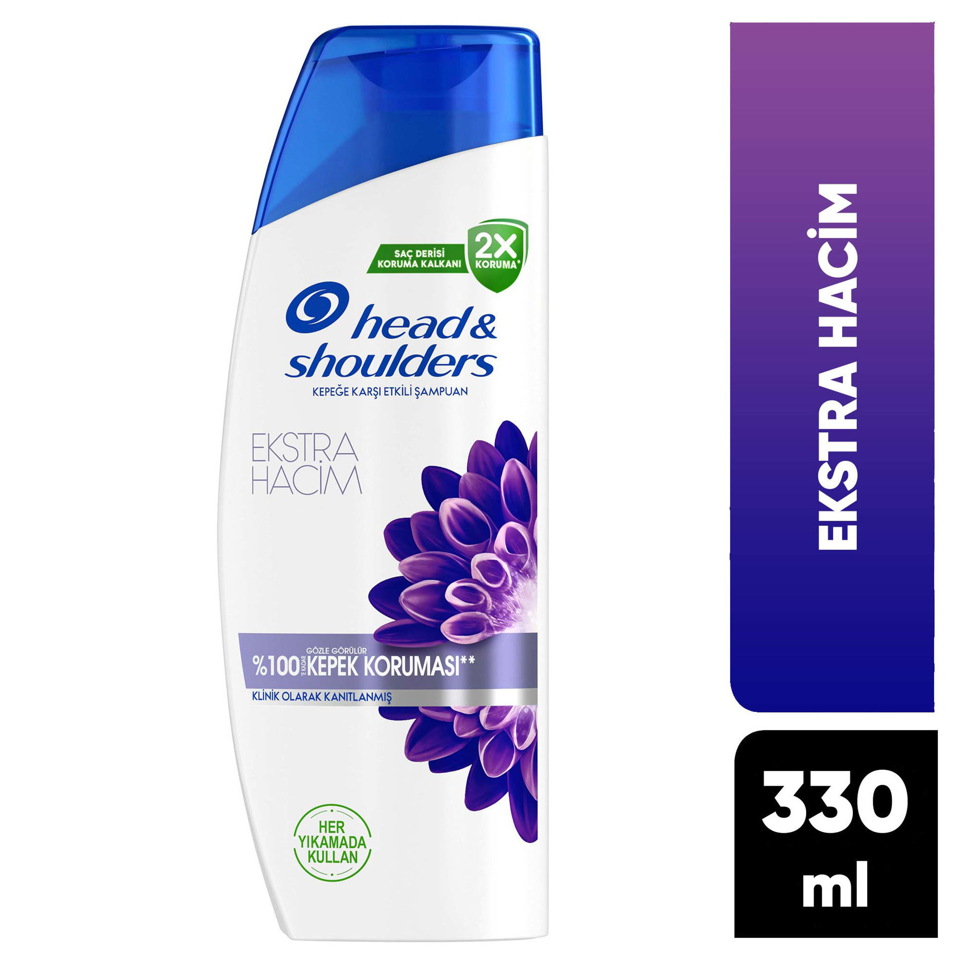 H&S Ekstra Hacim 1in1 Şampuan 330 Ml