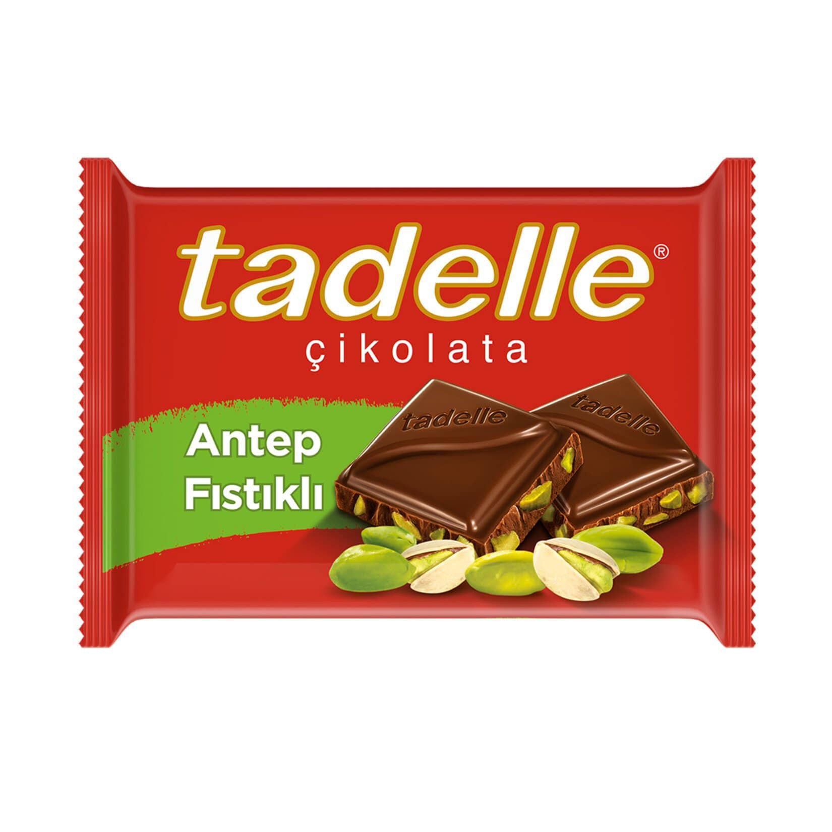 Tadelle Sütlü Antep Fıstıklı Tablet Çikolata 60 Gr.