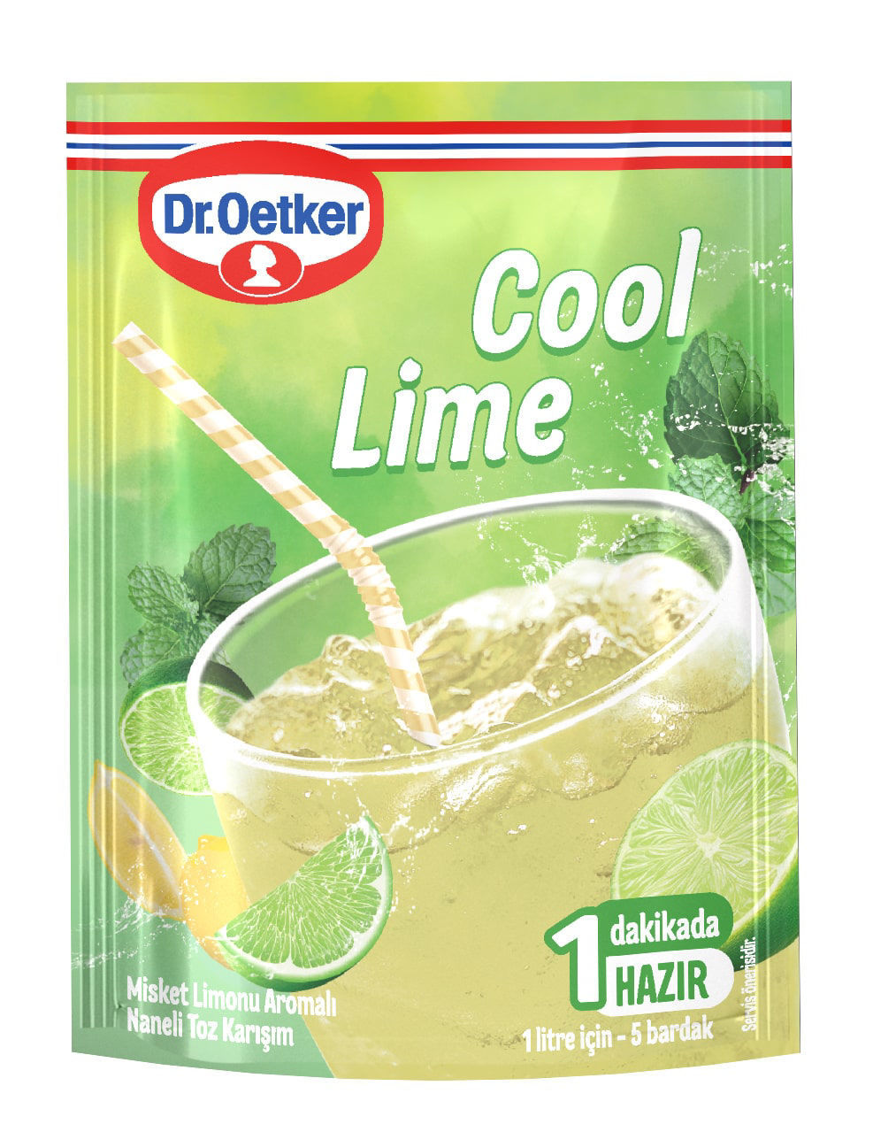 Dr.Oetker Cool Lime Toz İçecek 90 Gr