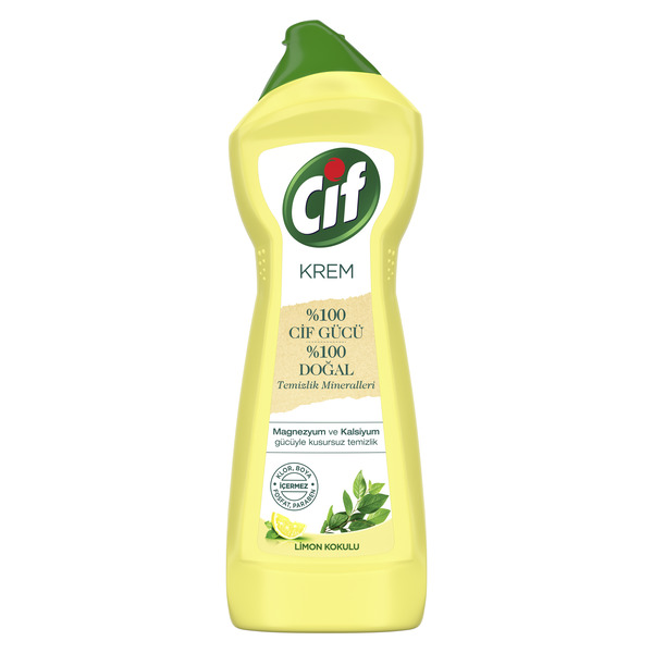 Cif Krem Limon Kokulu Mutfak ve Banyo Temizleyici 750 Ml