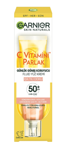 Garnier C Vitamini Günlük Güneş Koruyucu Işıltılı Doku Yüz Kremi
