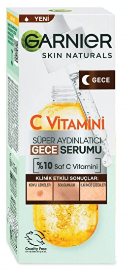 Garnier C Vitamini Süper Aydınlatıcı Gece Serumu