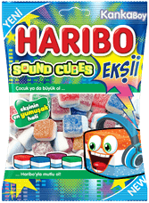 Haribo Ekşi Sound Cubes 70 Gr
