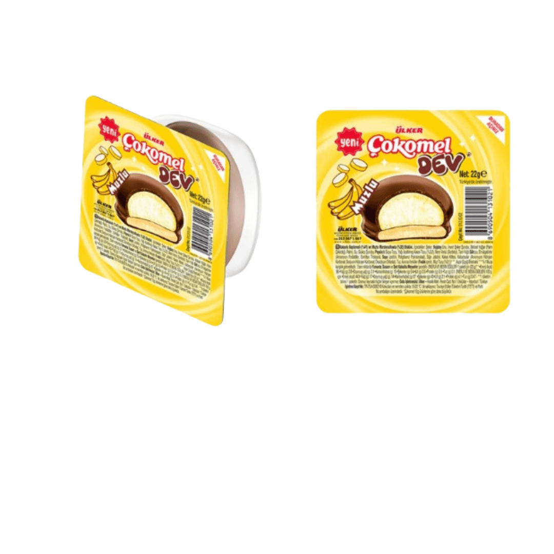 Ülker Çokomel Dev Muzlu 22Gr