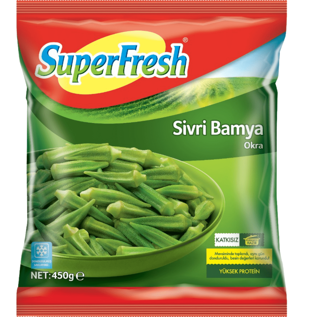 Super Fresh Bamya Sivri 450Gr*16 Domatessiz