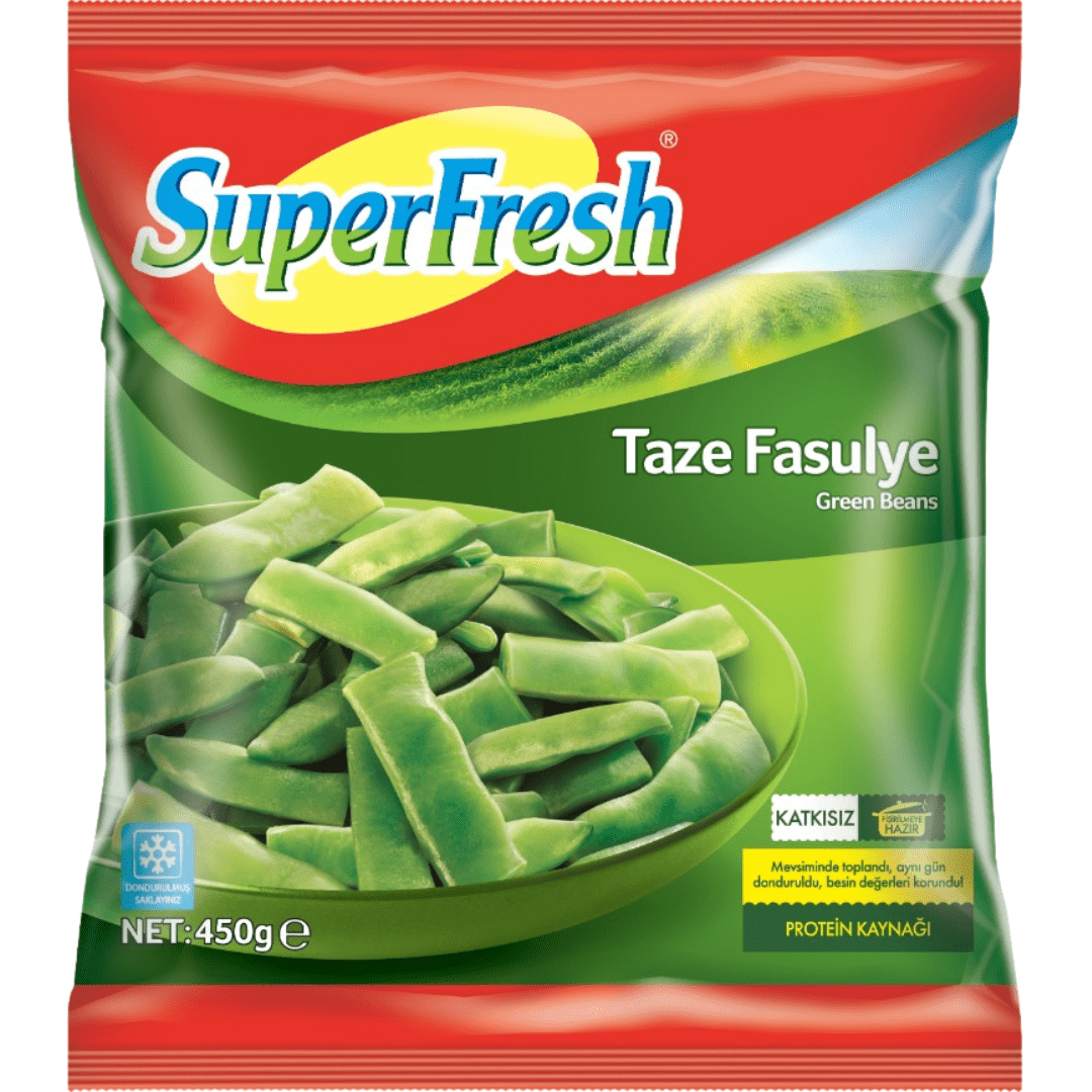 Super Fresh Taze Fasulye 450Gr*16 Domatessiz