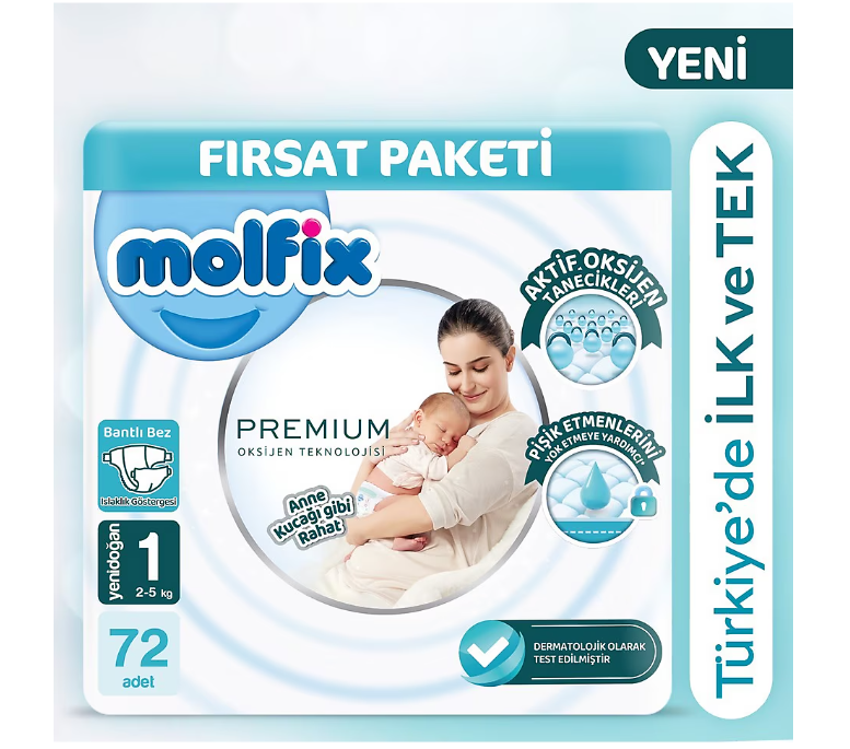 Molfıx Premıum Yenidoğan 72'Li Fırsat Pkt.