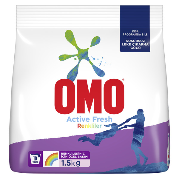 Omomatik Color Toz Çamaşır Deterjanı 1,5 Kg
