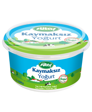 Sütaş Kaymaksız Yoğurt 600 Gr