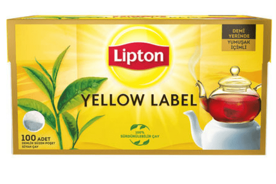 Lipton Yellow Label Demlik Poşet 100'lü 320 Gr