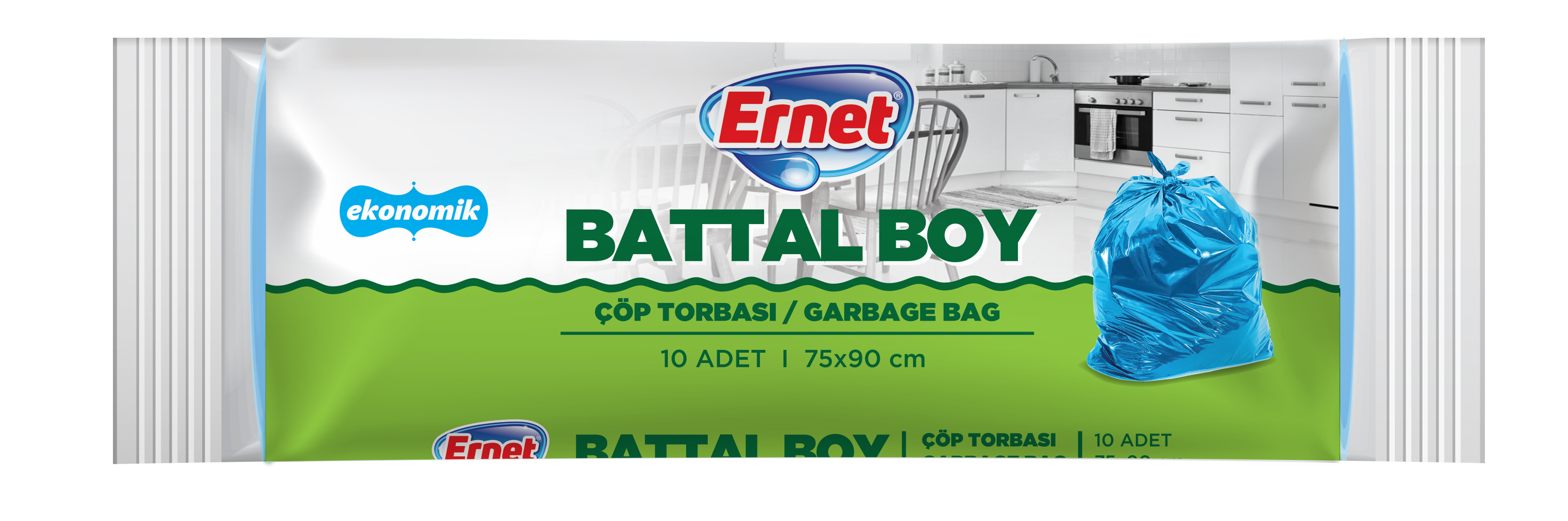 Ernet Battal Boy Çöp Torbası