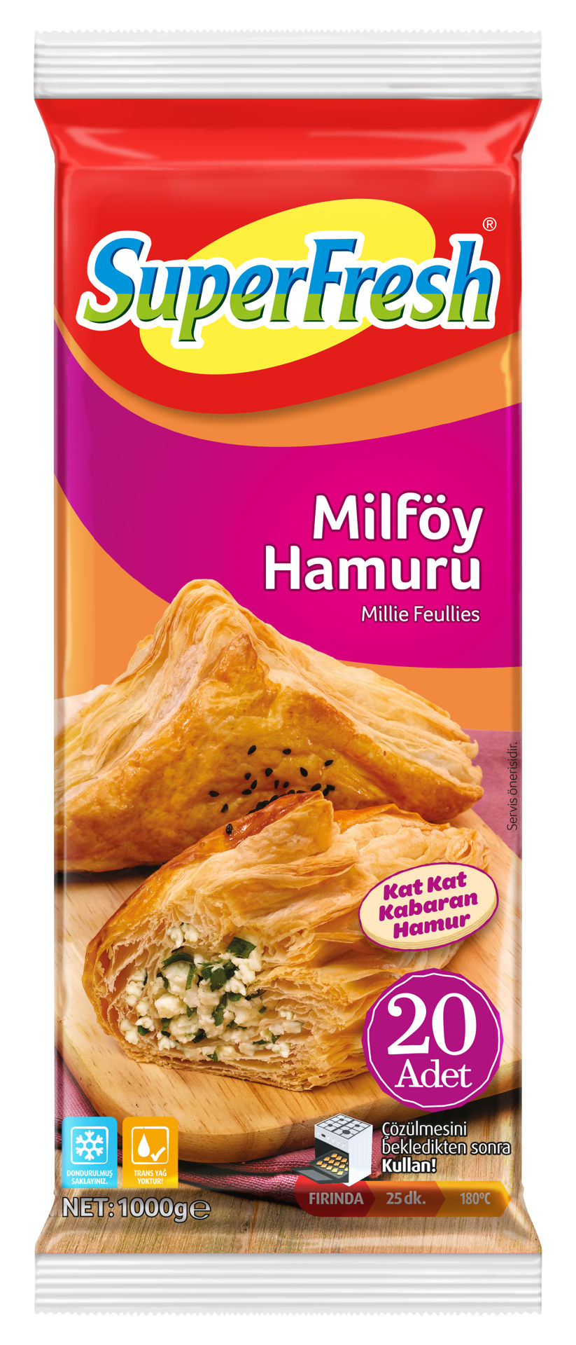 Superfresh Milföy Hamuru 1 Kg