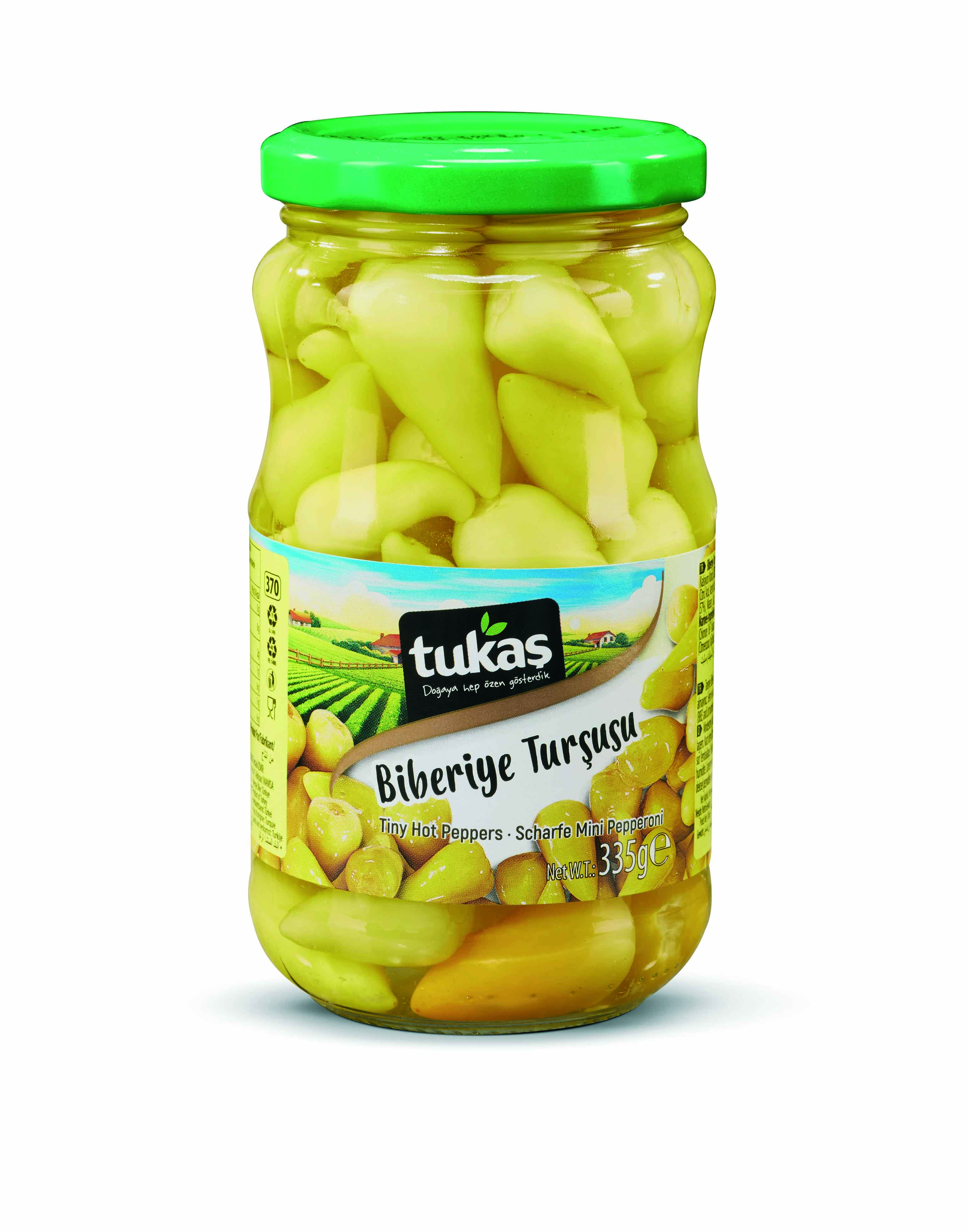 Tukaş Biberiye Turşusu 335 Gr