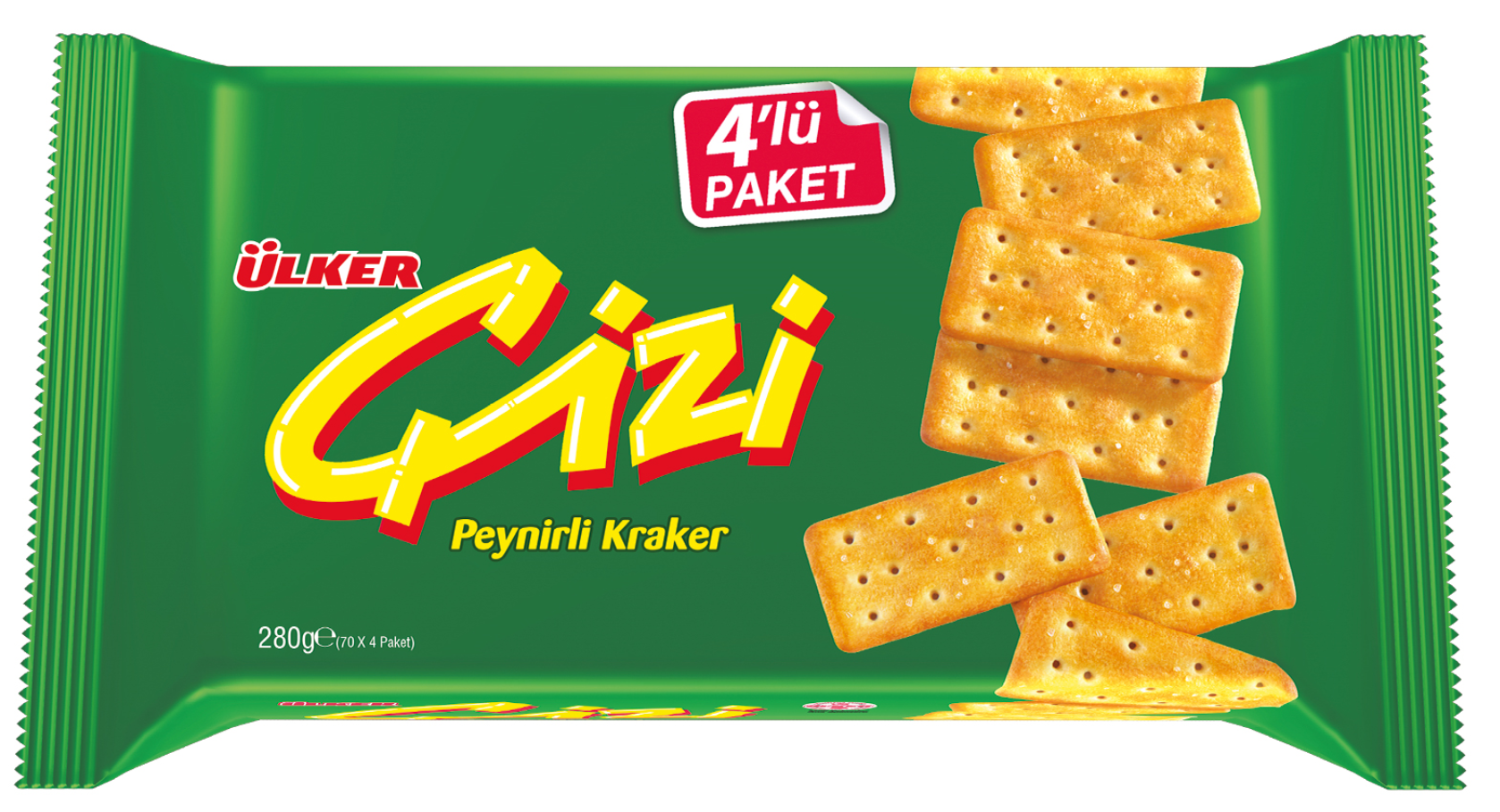 Ülker Çizi Kraker 4*70 Gr