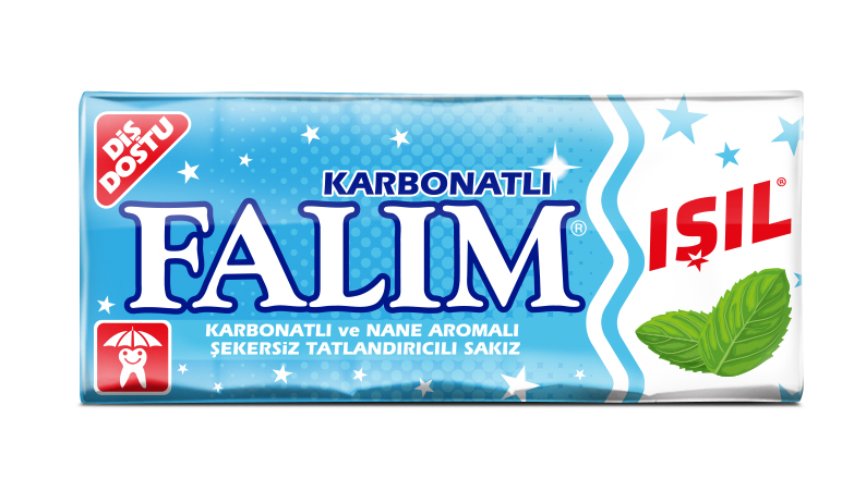 Falım Işıl Karbonatlı&Nane Aromalı Şekersiz Sakız 5'li
