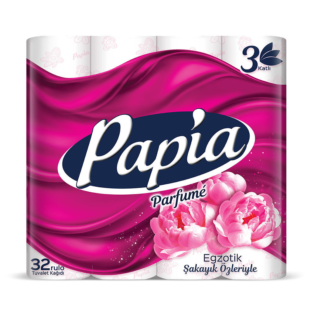 Papia Parfümlü 3 Katlı Tuvalet Kağıdı 32'li